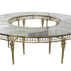 round vip golden table