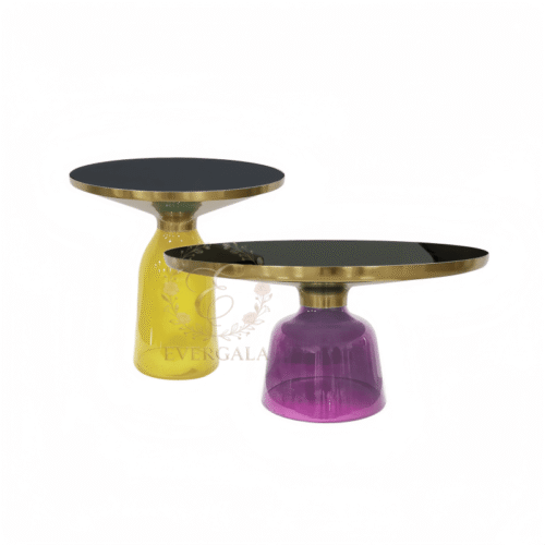 Glass coffee table, luxury wedding banquet furniture wholesale