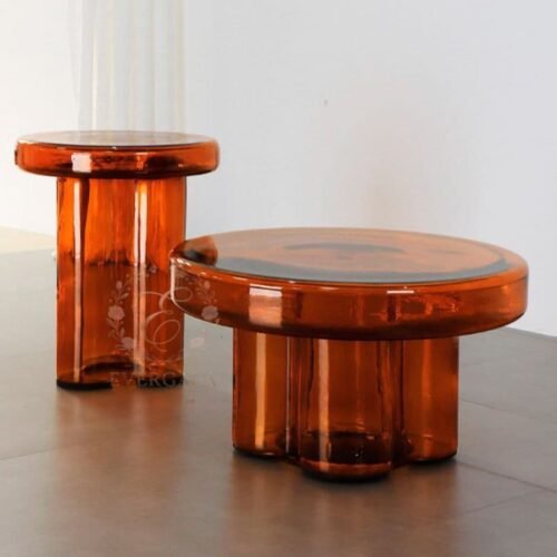 Clear Crystal Glass Transparent Wedding Coffee Table (2) Clear Crystal Glass Transparent Wedding Coffee Table (2)