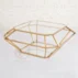 Geometric Gold Frame Modern Wedding Coffee Table (1)