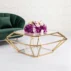 Geometric Gold Frame Modern Wedding Coffee Table (3)