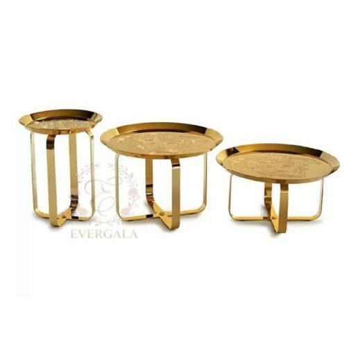 Gold X-Base Stainless Steel Luxury Wedding Coffee Table (1) Gold X-Base Stainless Steel Luxury Wedding Coffee Table (1)