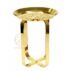 Gold X-Base Stainless Steel Luxury Wedding Coffee Table (3)