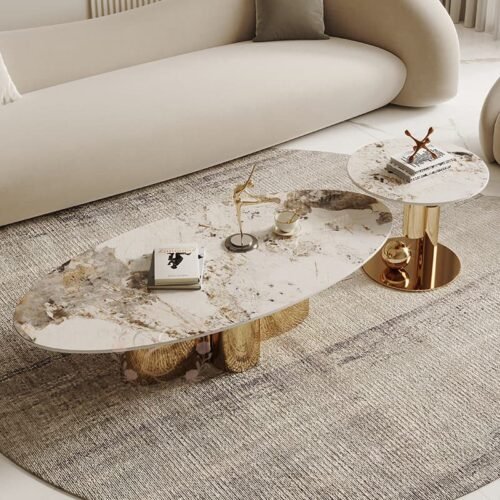 Luxury Gold Base Round Wedding Coffee Table (1) Luxury Gold Base Round Wedding Coffee Table (1)