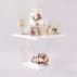 Modern Square Bistro White Metal Table (3)