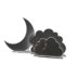 Abstract cloud shape white modular backdrop panels for creative party decoration and event stage