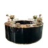 Luxury circular mirror black and gold wedding bar counter for 360 degree service