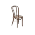 Classic wood cross back wedding chair for rustic event theme.