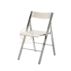 Wholesale clear acrylic folding chair featuring a durable silver stainless steel frame for modern wedding and event rental