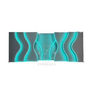 color changing led wave wedding backdrop for party and corporate events
