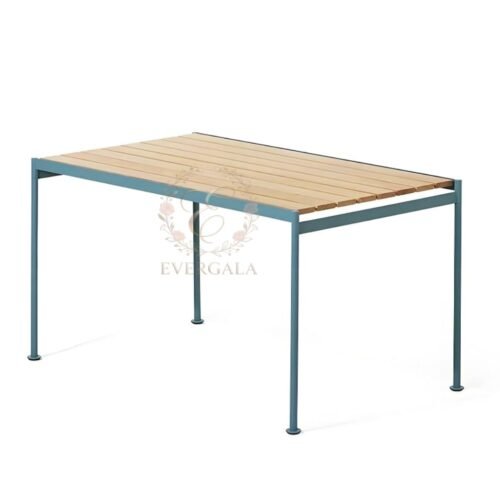 EverGala French bistro-style outdoor furniture set featuring rust-proof aluminum frame and waterproof polywood tabletop, ideal for open-air cafes, plaza terraces, and commercial restaurant seating.