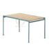 EverGala French bistro-style outdoor furniture set featuring rust-proof aluminum frame and waterproof polywood tabletop, ideal for open-air cafes, plaza terraces, and commercial restaurant seating.