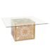 Luxury wedding reception table featuring a gold stainless steel hollow-out carved base, commercial grade banquet furniture for glamorous wedding centerpieces, bespoke event decor by EverGala.