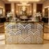 fan-shape-wave-pattern-gold-banquet-bar 1