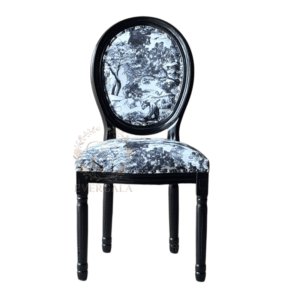 French style vintage wood event chair for high-end wedding.