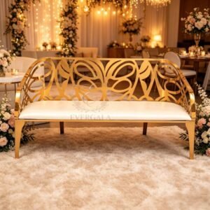 gold-hollow-out-luxury-double-wedding-sofa (4)