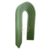 matte green arch backdrop for modern wedding party and event decor
