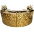 Half round gold embossed wedding bar counter with semicircle stainless steel frame