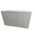 Modern laser cut diamond pattern gold metal bar counter for professional banquet events