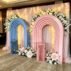 layered-pink-arch-backdrop-stand