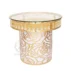 Wholesale round gold stainless steel cake table for weddings