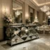 luxury-mirror-gold-wedding-bar-counter