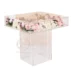 Wholesale clear acrylic cake table for modern wedding events.