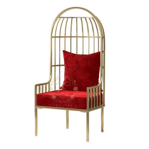 Modern design gold stainless steel wedding event chair for banquet.