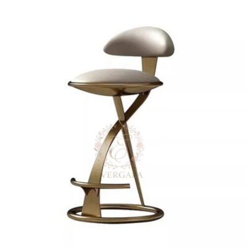 modern industrial grey bar stool black metal cross base for commercial events (1) modern industrial grey bar stool black metal cross base for commercial events (1)