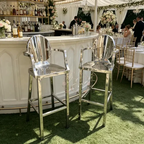 modern mirror gold openwork bar stool for wedding party events modern mirror gold openwork bar stool for wedding party events