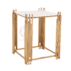 Wholesale modern square bistro table with sturdy steel frame.