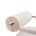 modern white upholstered gold metal swivel bar stool for wedding banquet events (4)