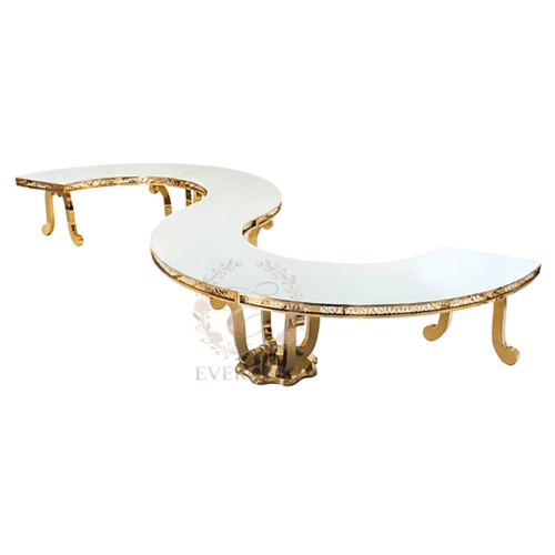 serpentine-gold-stainless-steel-banquet-table-white-top