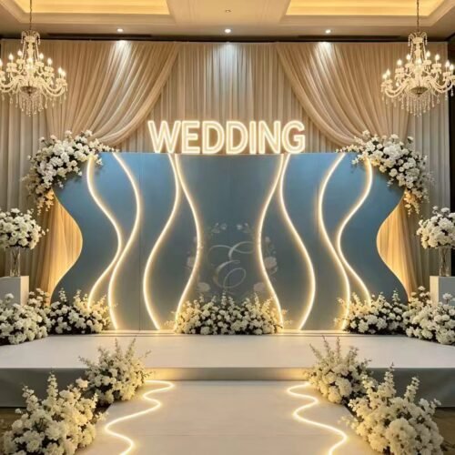 wave-led-light-up-wedding-backdrop wave-led-light-up-wedding-backdrop