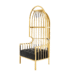 Wholesale gold birdcage event chair for luxury wedding ceremony.