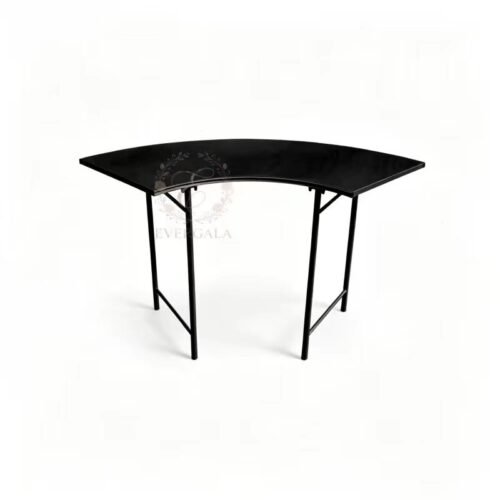 s-shaped-folding-banquet-table-with-pvc-fireproof-top (2) EverGala factory-direct S-shaped folding banquet table with a durable PVC fireproof surface and plywood core, featuring a portable and modular design for wedding receptions, conference seminars, and flexible event seating.
