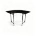 EverGala factory-direct S-shaped folding banquet table with a durable PVC fireproof surface and plywood core, featuring a portable and modular design for wedding receptions, conference seminars, and flexible event seating.