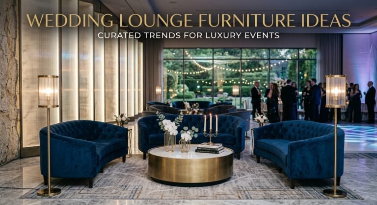 Wedding Lounge Furniture Ideas for Luxury Events